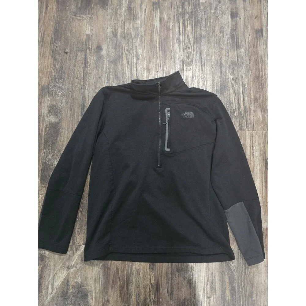 The North Face Half Zip Pullover Black Men's Size L